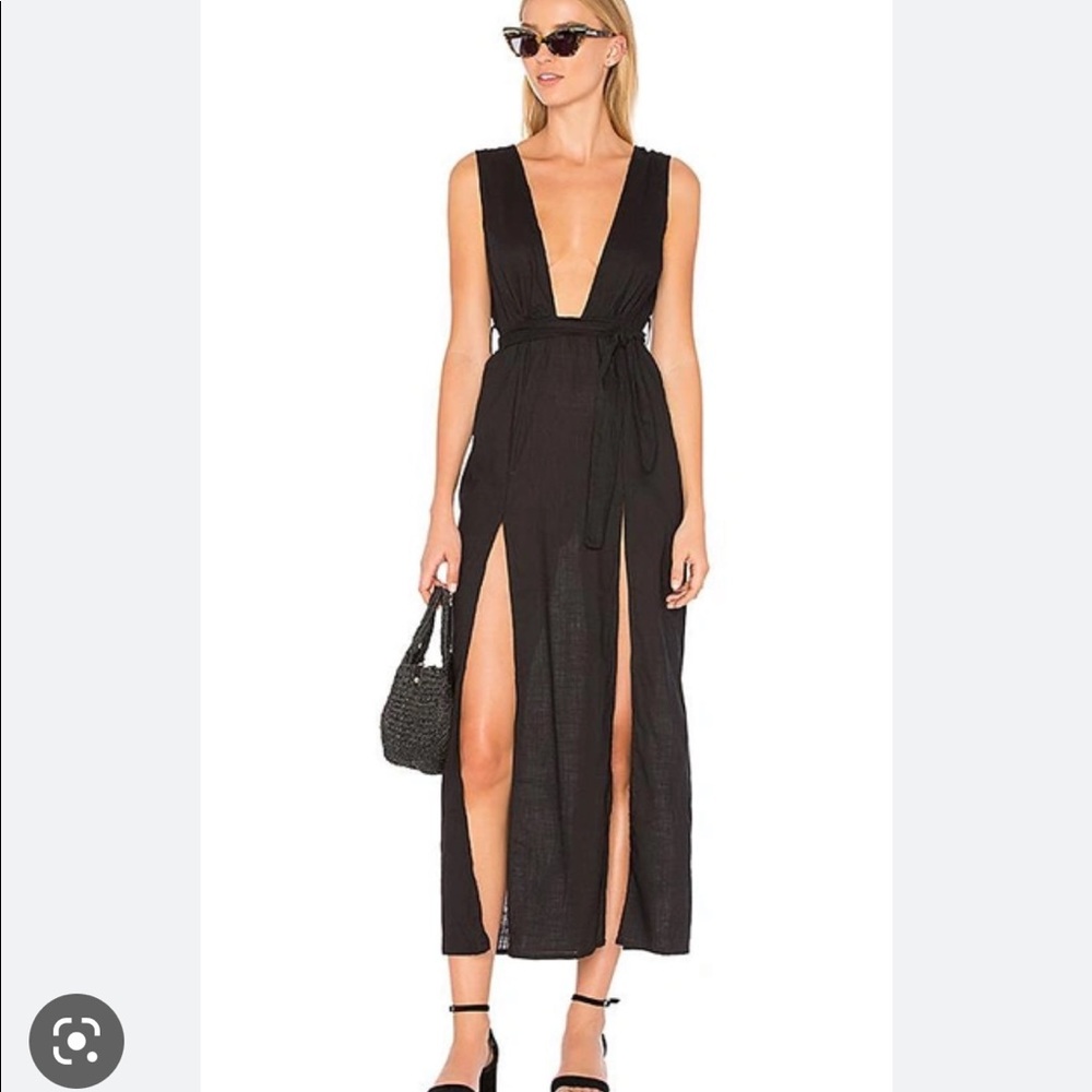 Lioness Denim Maxi Dress